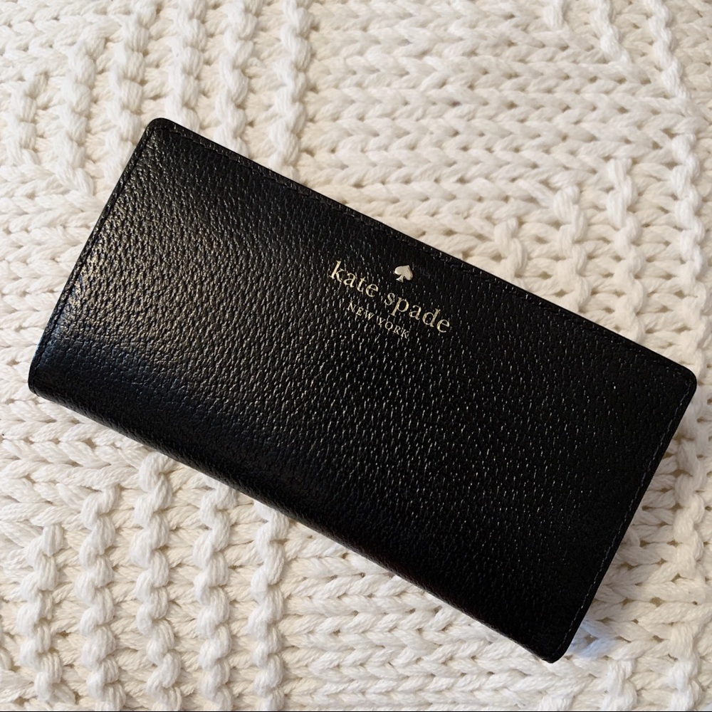 Kate Spade Black Leather Wallet